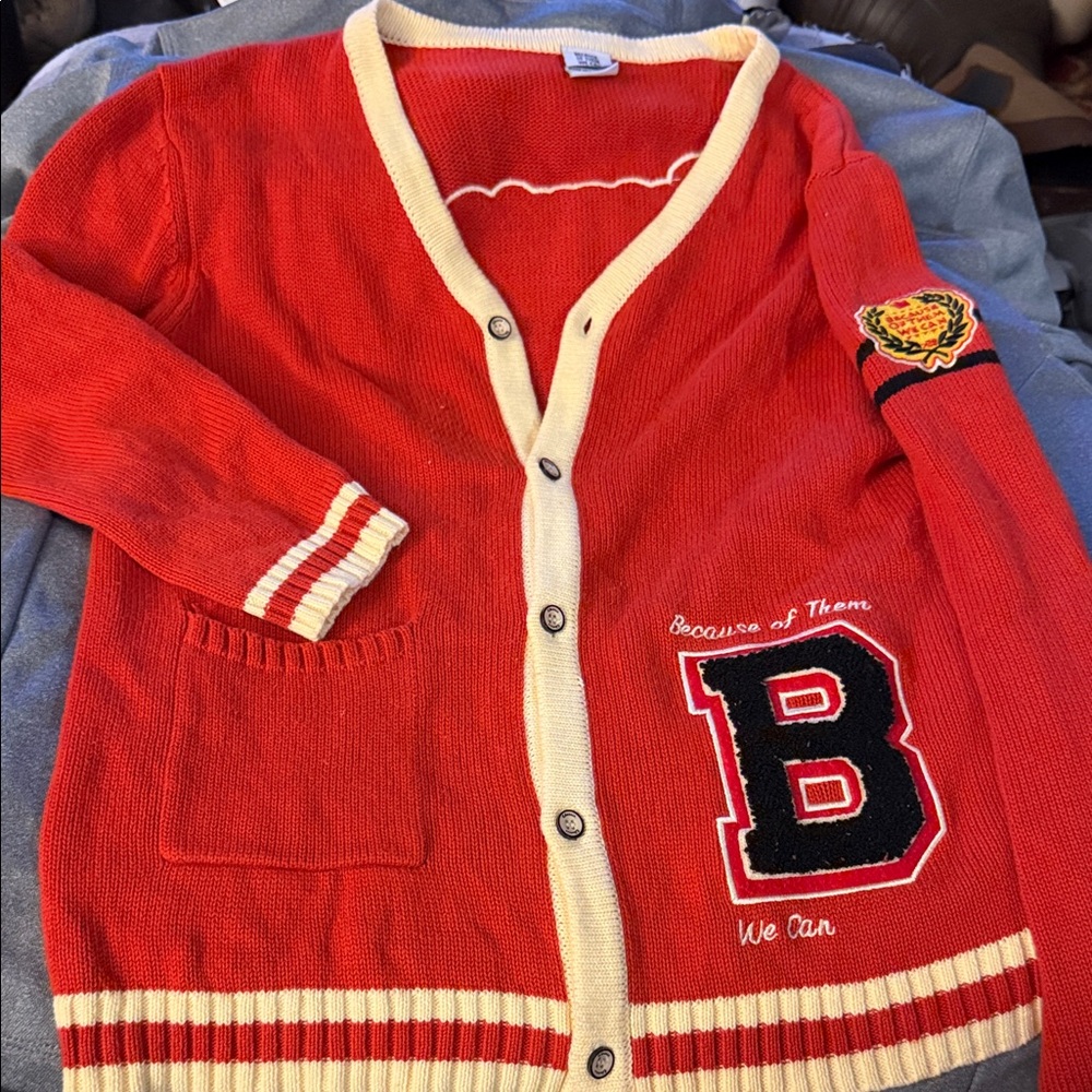 Because of Them We Can Tuskegee Letterman Cardigan
